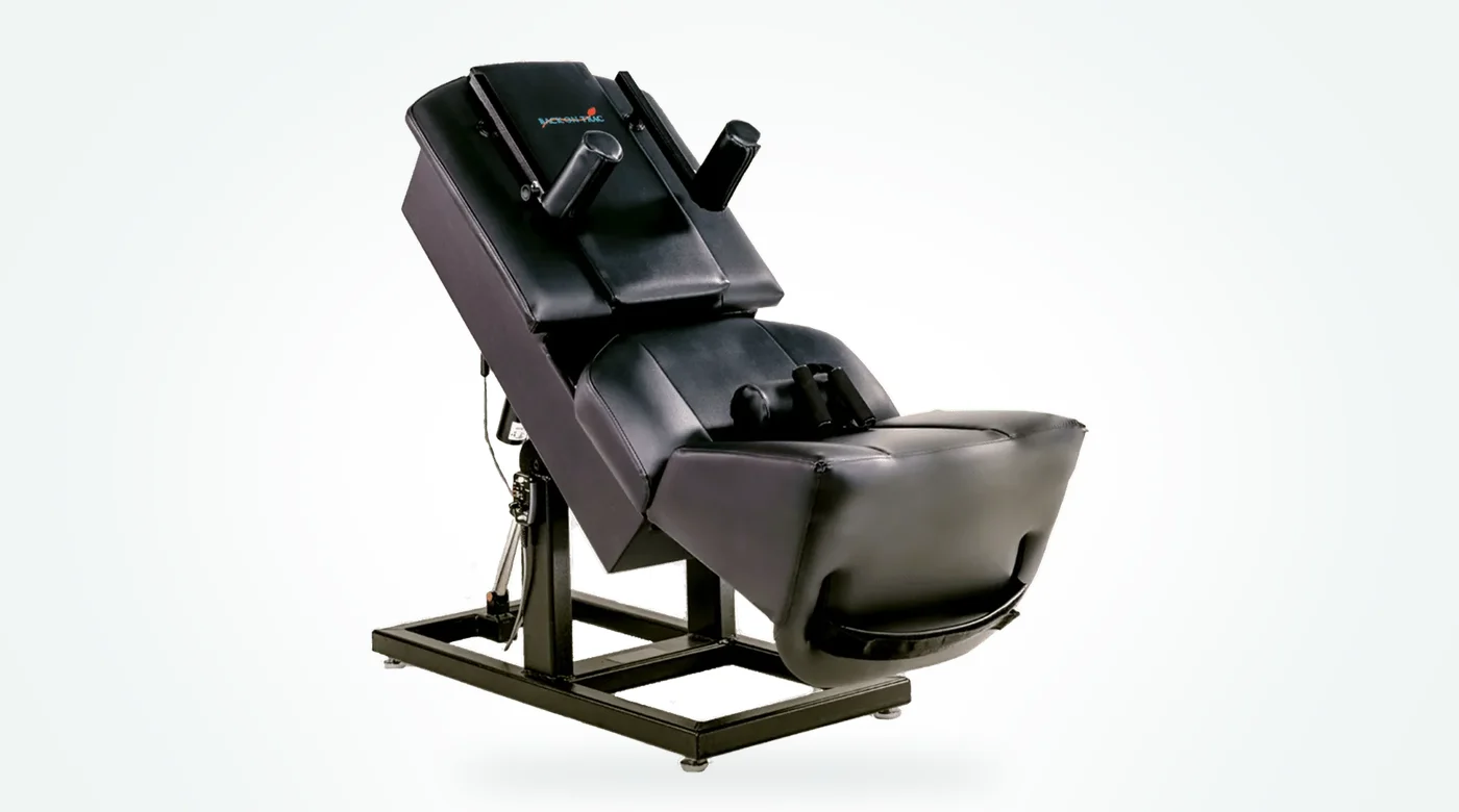 Back on Trac decompression chair at Balance Medical and Rehab